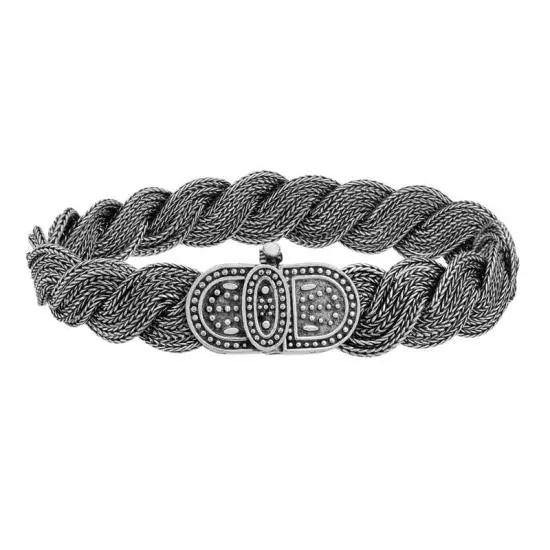 Gümüş Elişi Örgü Bileklik – Bilekte Işıltı | 925 Ayar | 1,2 cm 20 cm 25 gr