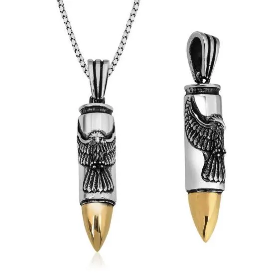 Gümüş Kurşun Kolye – Günlük Şıklık | 925 Ayar | 0,9 cm 4,7 cm 14 gr 55 cm