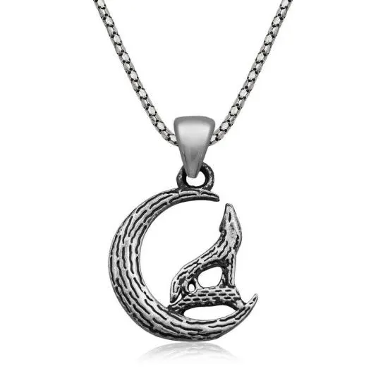 Gümüş Bozkurt Kolye – Cesaretin Simgesi | 925 Ayar | 1,5 cm 2 cm 9 gr