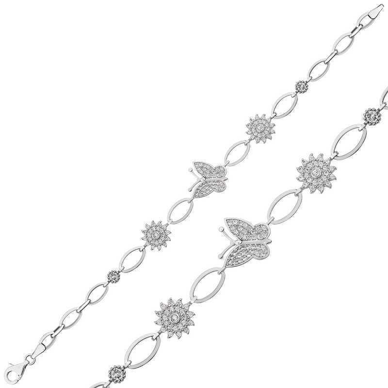 Gümüş Kelebek Bayan Bileklik – Değişimin Simgesi | Model BR0460595