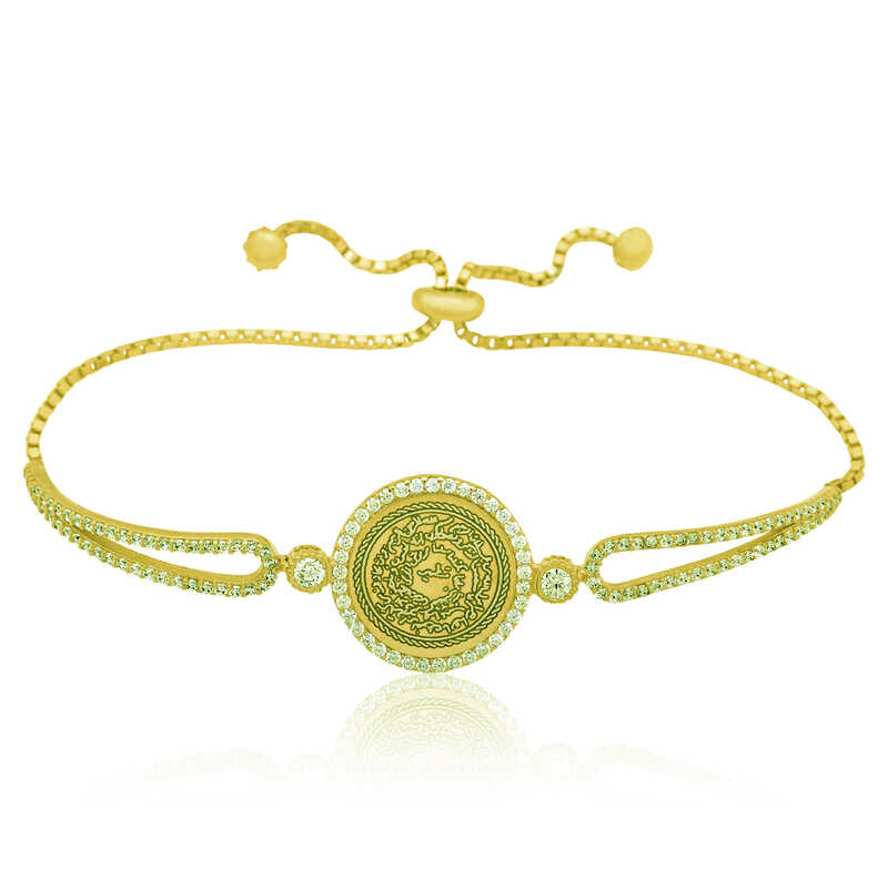 Gümüş Gold Kıtmir Kadın Bileklik – Bilekte Işıltı | 925 Ayar