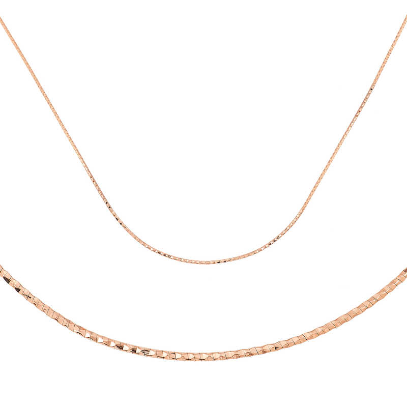 Gümüş Omega Choker Zincir-Gümüş