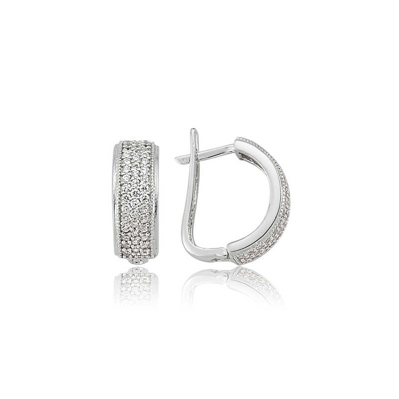 Gümüş Tamtur Küpe – Zarif Dokunuş | 925 Ayar | Model EA0710035
