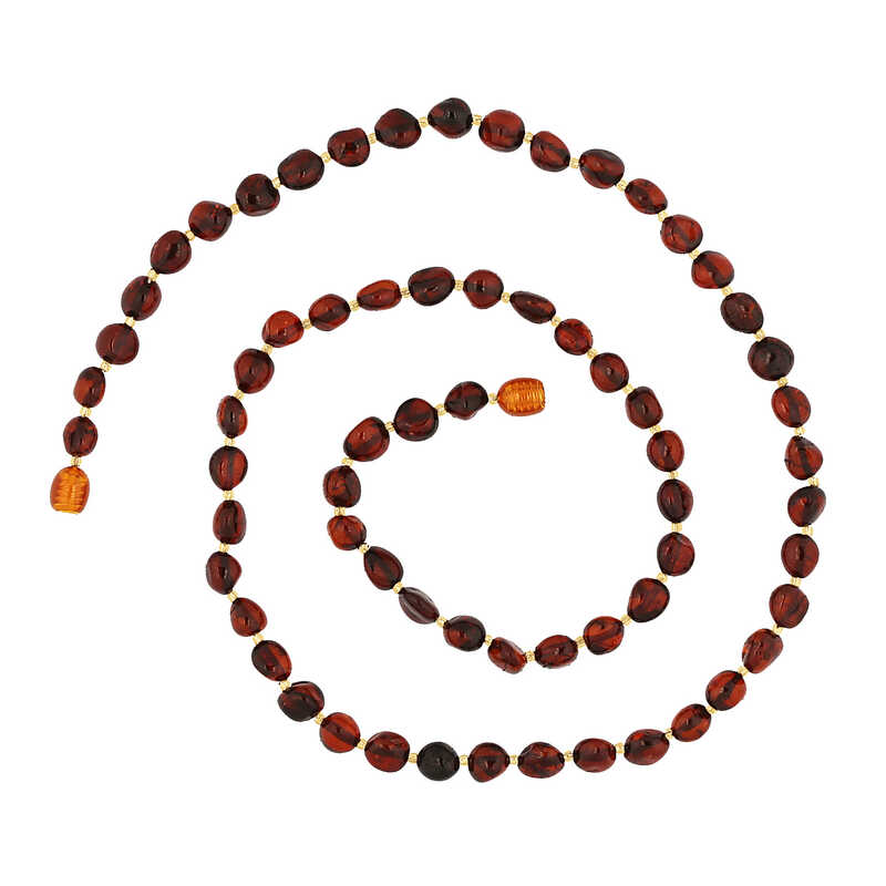 Yetişkin Damla Kehribar Kolye – Zamansız Klasik | 60 cm 0,7 cm 12,5 gr