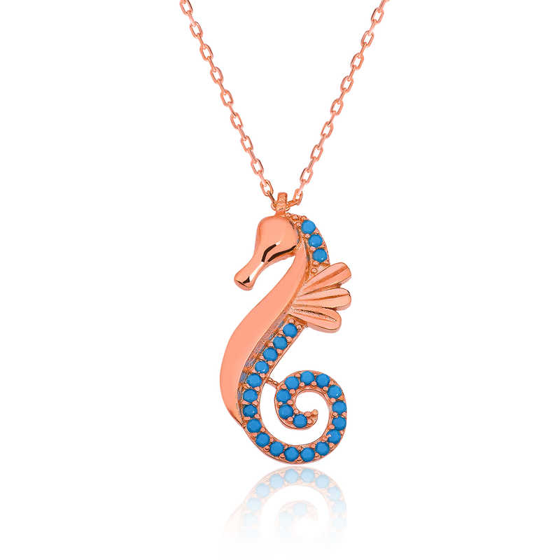 Gümüş Denizatı Bayan Kolye – Günlük Şıklık | 925 Ayar | 1,2 cm 2,5 cm 2,5 gr