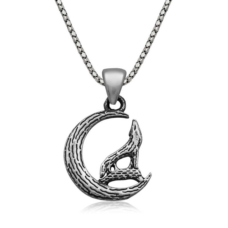 Gümüş Bozkurt Kolye – Cesaretin Simgesi | 925 Ayar | 1,5 cm 2 cm 9 gr