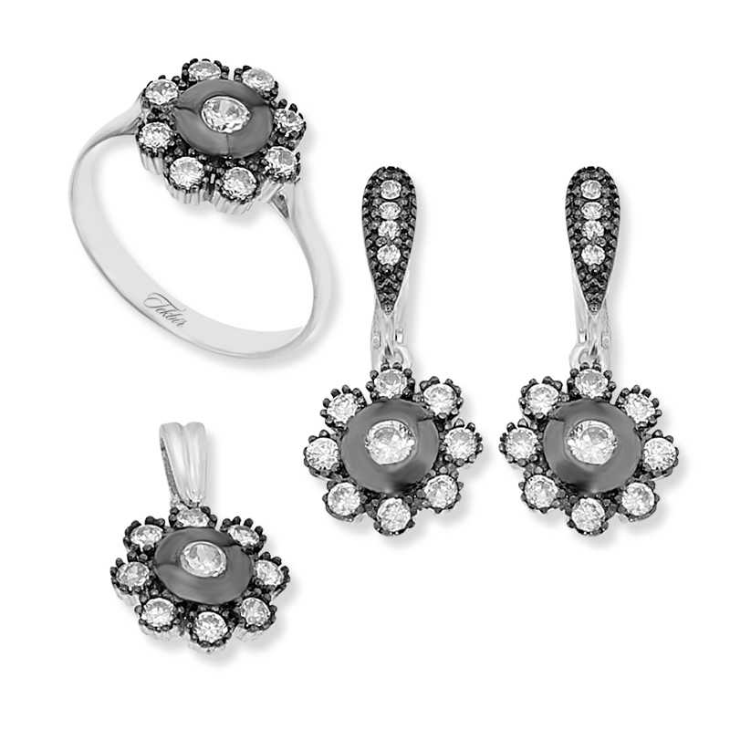 Gümüş Papatya Bayan Set – Saflığın Çiçeği | 925 Ayar | 11,5 gr