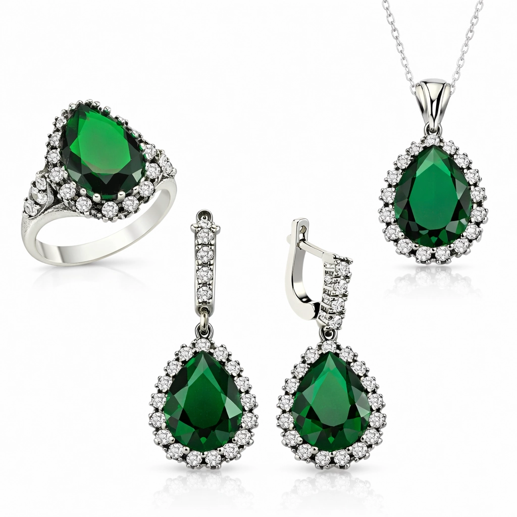 Gümüş Hürrem Sultan Bayan Set – Saray Zarafeti | 925 Ayar | 20 gr