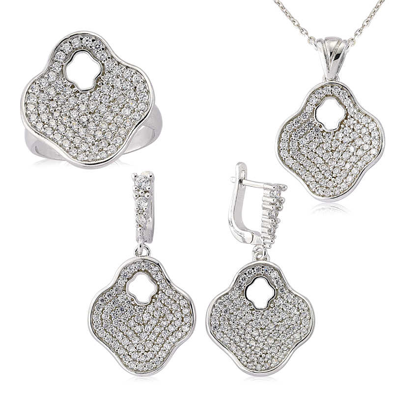 Gümüş Çiçek Bayan Set – Solmayan Bahar | 925 Ayar | 23 gr