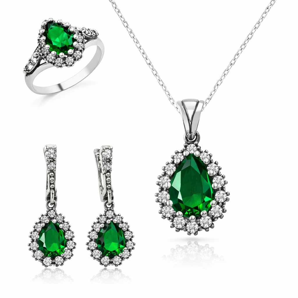 Gümüş Hürrem Sultan Bayan Set – Saray Zarafeti | 925 Ayar | 15 gr