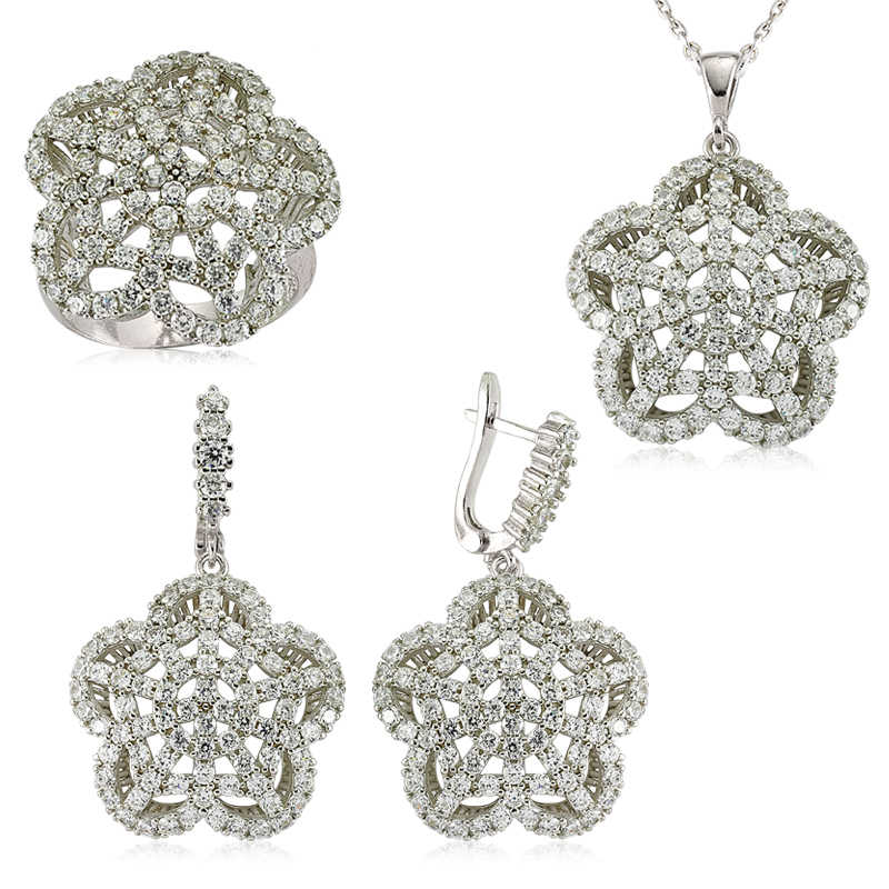 Gümüş Çiçek Bayan Set – Solmayan Bahar | 925 Ayar | 15,5 gr