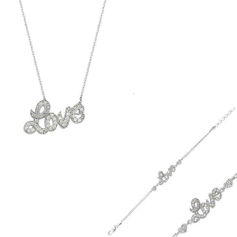 Gümüş Love Set – Aşkın Hatırası | 925 Ayar